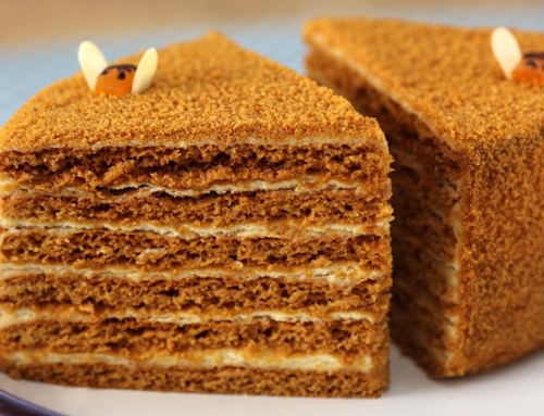 Medovik – Russian Honey Cake Recipe