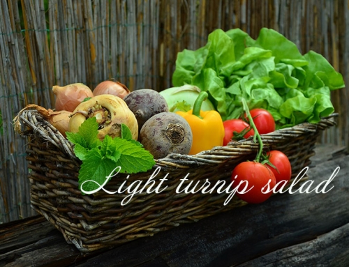 Light turnip salad