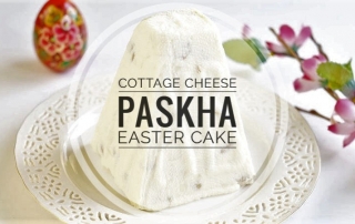 Cottage Cheese Paskha - Easter Cake