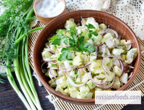 “Norwegian” herring salad